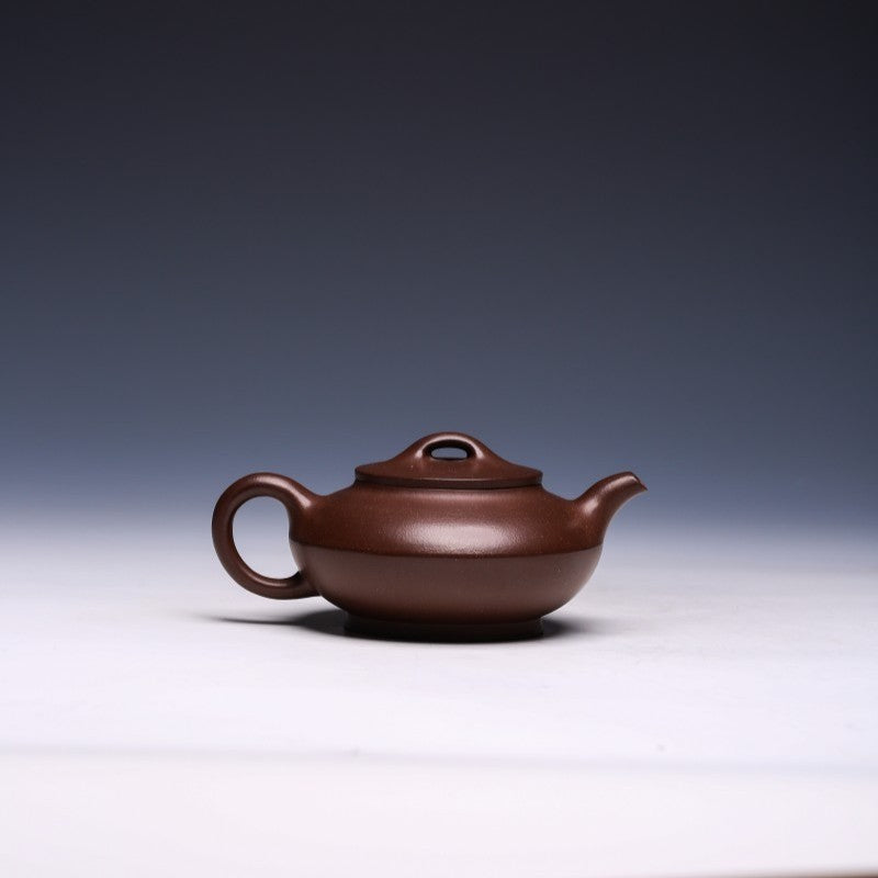 Classic Yixing Teapot by Yang Weigang, Zi Ni Clay, 200ml (Sang Bian Style) - Yixing Teaware