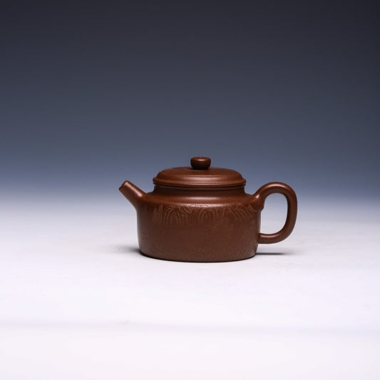 Handcrafted Yixing Teapot by Xiao Shanshan, Wen Ge Purple Clay, 170ml – De Zhong Style - Yixing Teaware