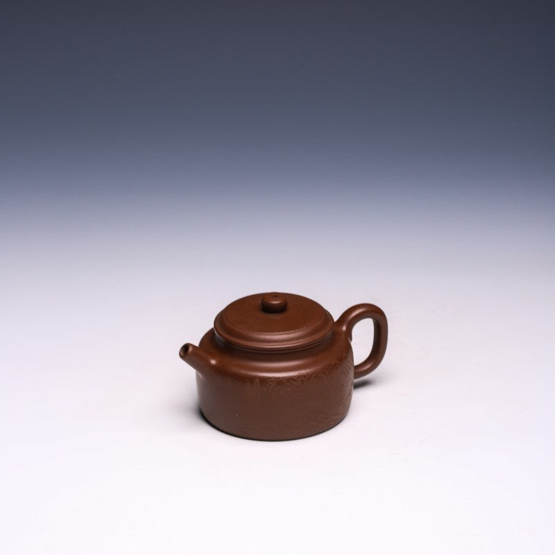 Yixing Teapot by Xiao Shanshan, Wen Ge Purple Clay, 170ml - De Zhong Style