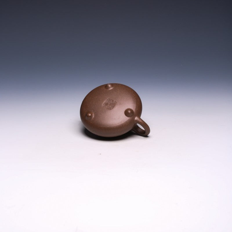 Engraved Han Wa Shi Piao Yixing Teapot by Lu Shixing, Wen Ge Duan Ni Clay, 200ml - Yixing Teaware