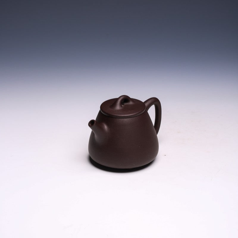 Engraved Jing Zhou Shi Piao Yixing Teapot by Lu Shixing, Wen Ge Zi Ni Clay, 230ml - Yixing Teaware