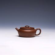 Mini Engraved Yuan Gu Yixing Teapot, Wen Ge Zi Ni Clay, 130ml - Yixing Teaware