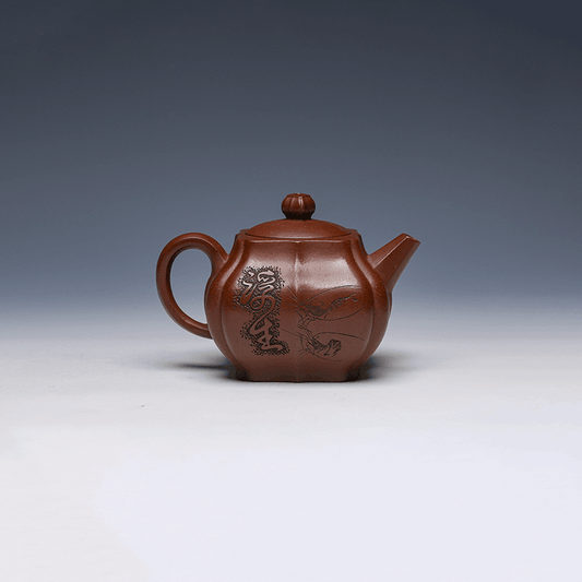 Yixing Teapot, Zisha Clay, 320ml - Lotus