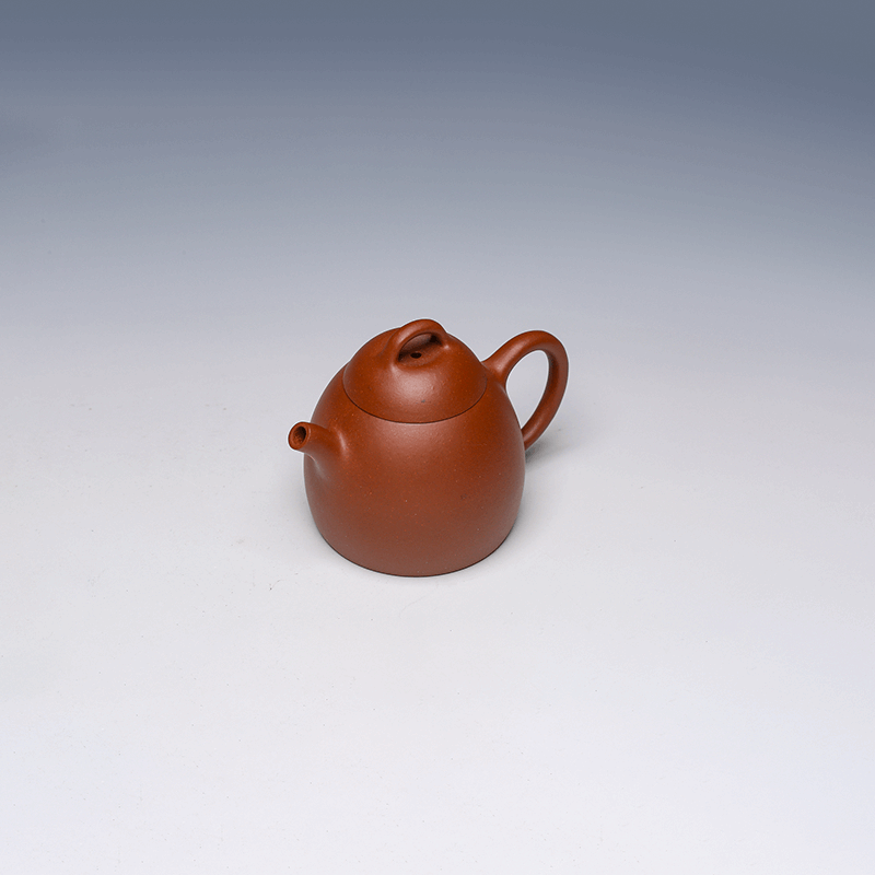 Yixing Teapot, Zisha Clay, 100ml - Compact Traditional Design