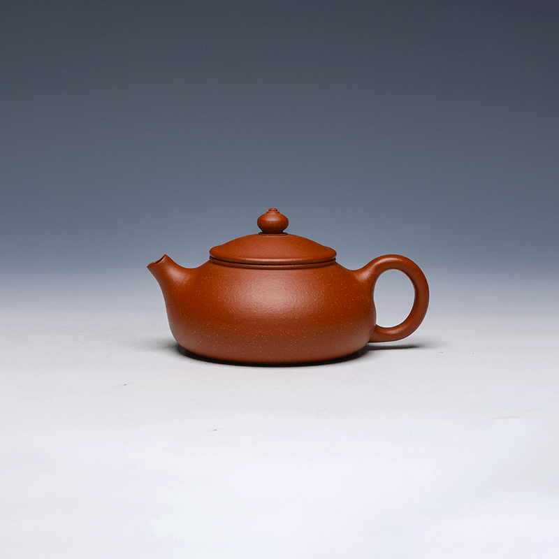 Yixing Teapot, Hong Jiangpo Clay, 180ml - Minimalist Design