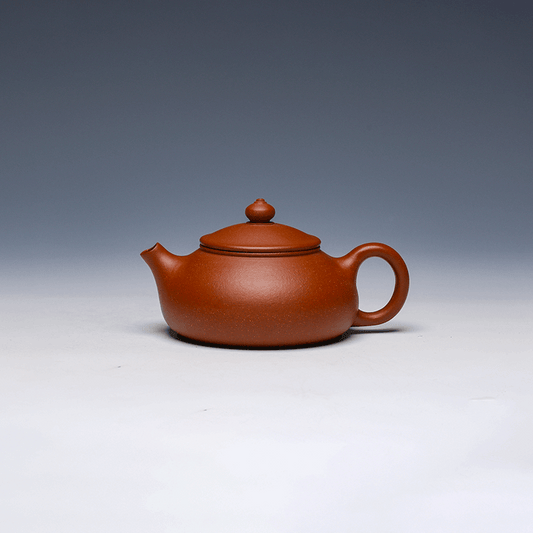 Yixing Teapot, Hong Jiangpo Clay, 180ml - Minimalist Design