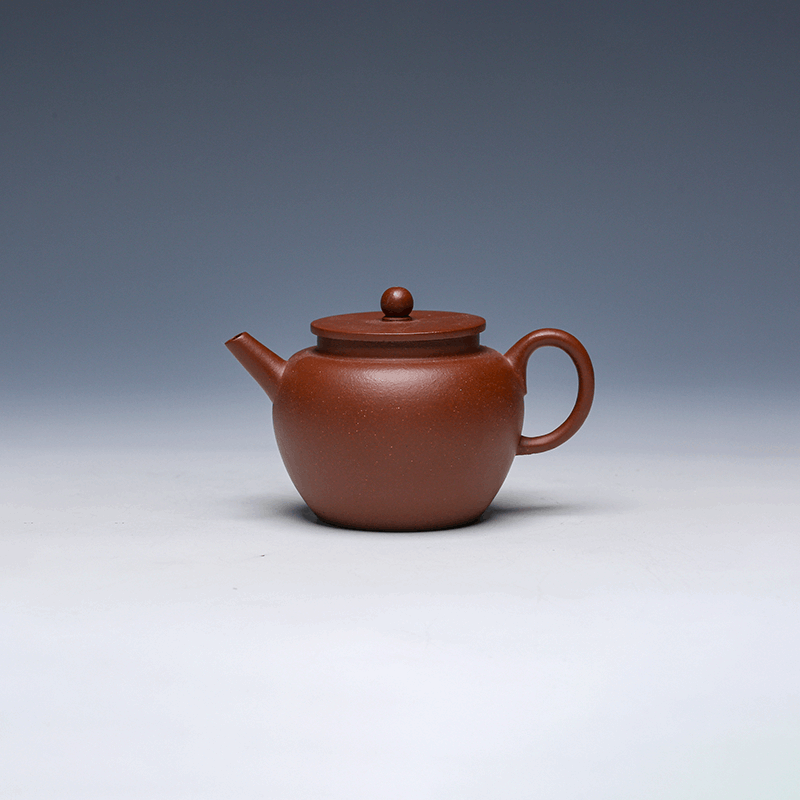 Classic Lunzhu Yixing Teapot, Zisha Clay, 150ml
