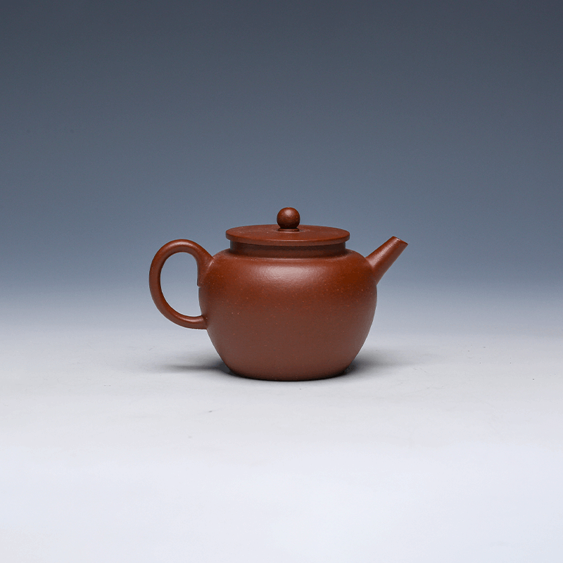 Classic Lunzhu Yixing Teapot, Zisha Clay, 150ml