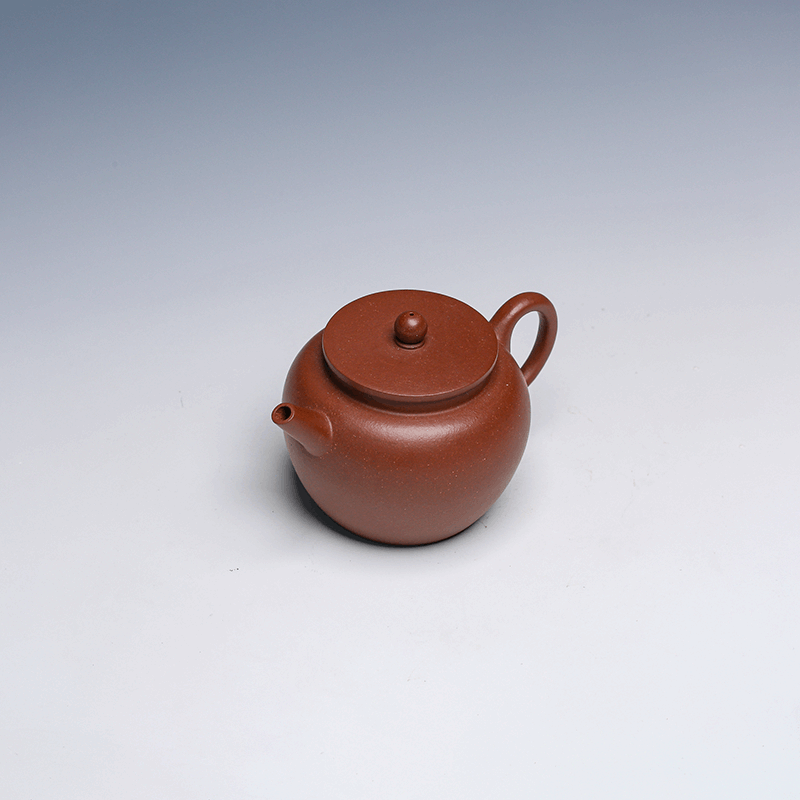 Classic Lunzhu Yixing Teapot, Zisha Clay, 150ml