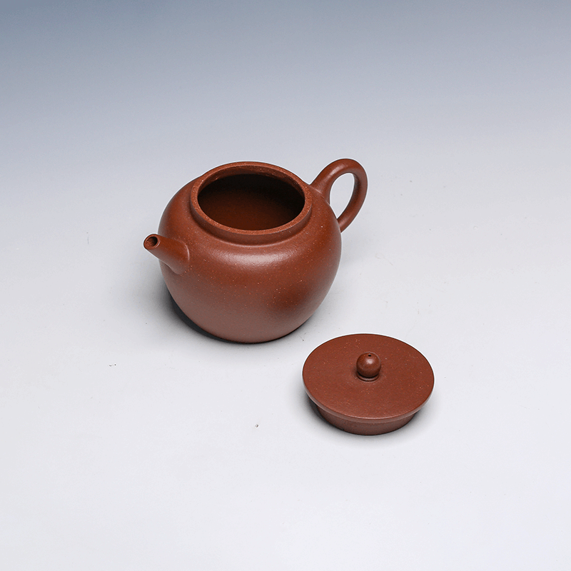 Classic Lunzhu Yixing Teapot, Zisha Clay, 150ml