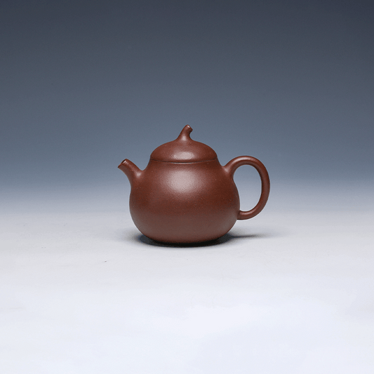 Qie Duan Yixing Teapot, Zi Ni Clay, 175ml - Classic Rounded Form
