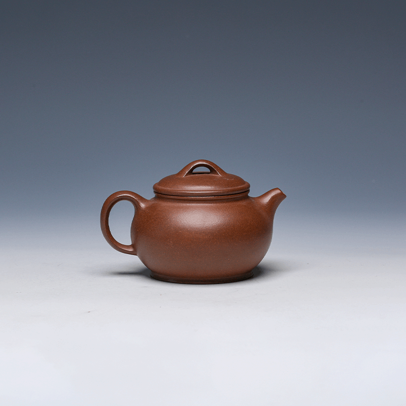 Fu Yuan Yixing Teapot, Lao Zi Ni Clay, 175ml - Classic Rounded Form