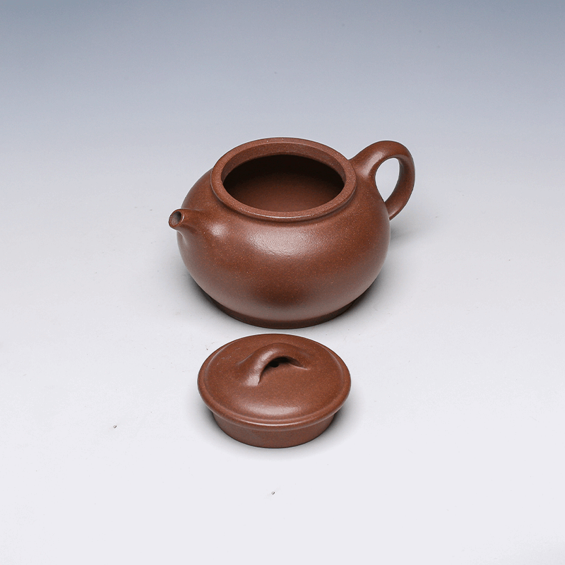 Fu Yuan Yixing Teapot, Lao Zi Ni Clay, 175ml - Classic Rounded Form
