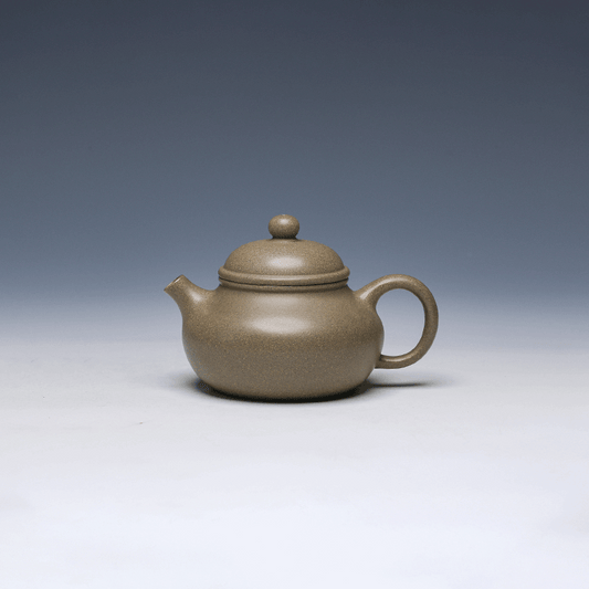 Rong Tian Yixing Teapot, Qing Hui Clay, 175ml - Classic Rounded Form