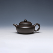 Fang Gu Yixing Teapot, Hei Jin Sha Clay, 230ml - Classic Rounded Form