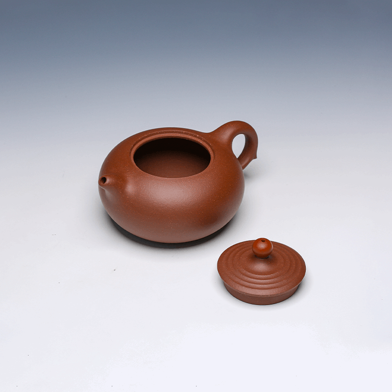 Hong Yun Dang Tou Yixing Teapot, Di Cao Qing Clay, 450ml - Large Capacity