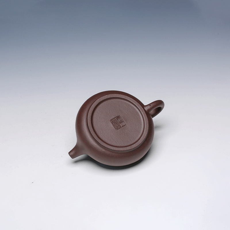 Fang Gu Yixing Teapot, Lao Zi Ni Clay, 175ml - Classic Rounded Form