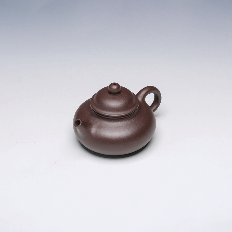 Mini Rong Tian Yixing Teapot, Lao Zi Ni Clay, 100ml - Compact Size