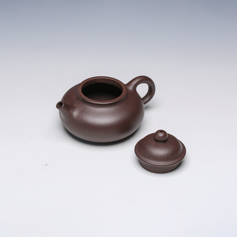 Mini Rong Tian Yixing Teapot, Lao Zi Ni Clay, 100ml - Compact Size