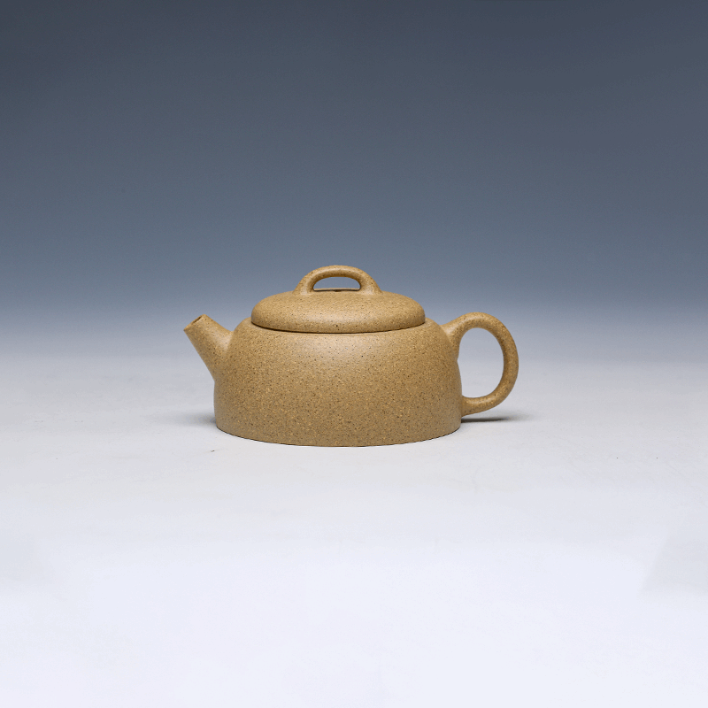 Jing Lan Yixing Teapot, Huang Jin Duan Clay, 100ml - Minimalist Form