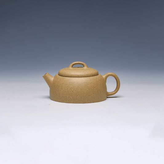 Jing Lan Yixing Teapot, Huang Jin Duan Clay, 100ml - Minimalist Form