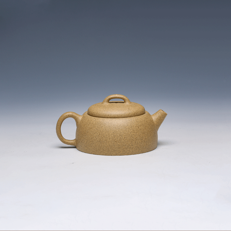 Jing Lan Yixing Teapot, Huang Jin Duan Clay, 100ml - Minimalist Form