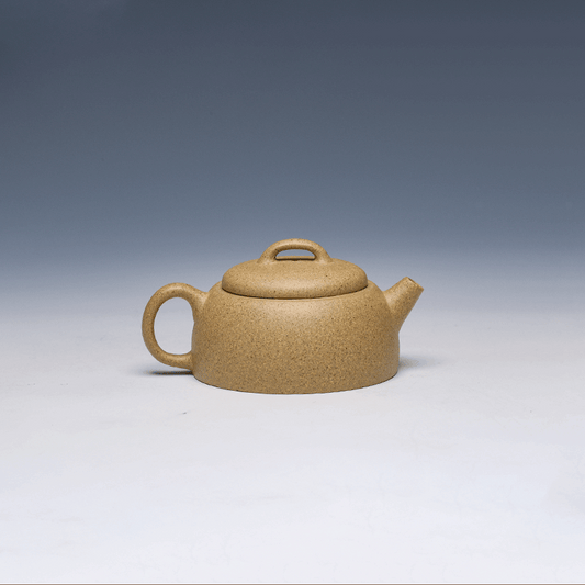 Jing Lan Yixing Teapot, Huang Jin Duan Clay, 100ml - Minimalist Form