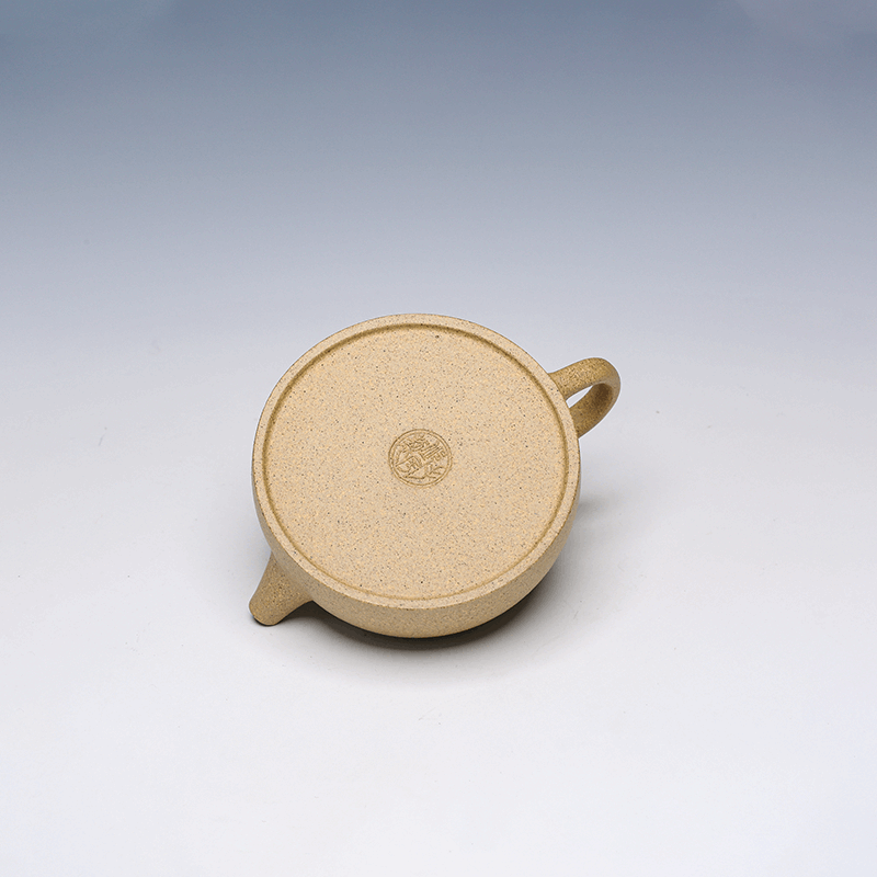 Jing Lan Yixing Teapot, Huang Jin Duan Clay, 100ml - Minimalist Form