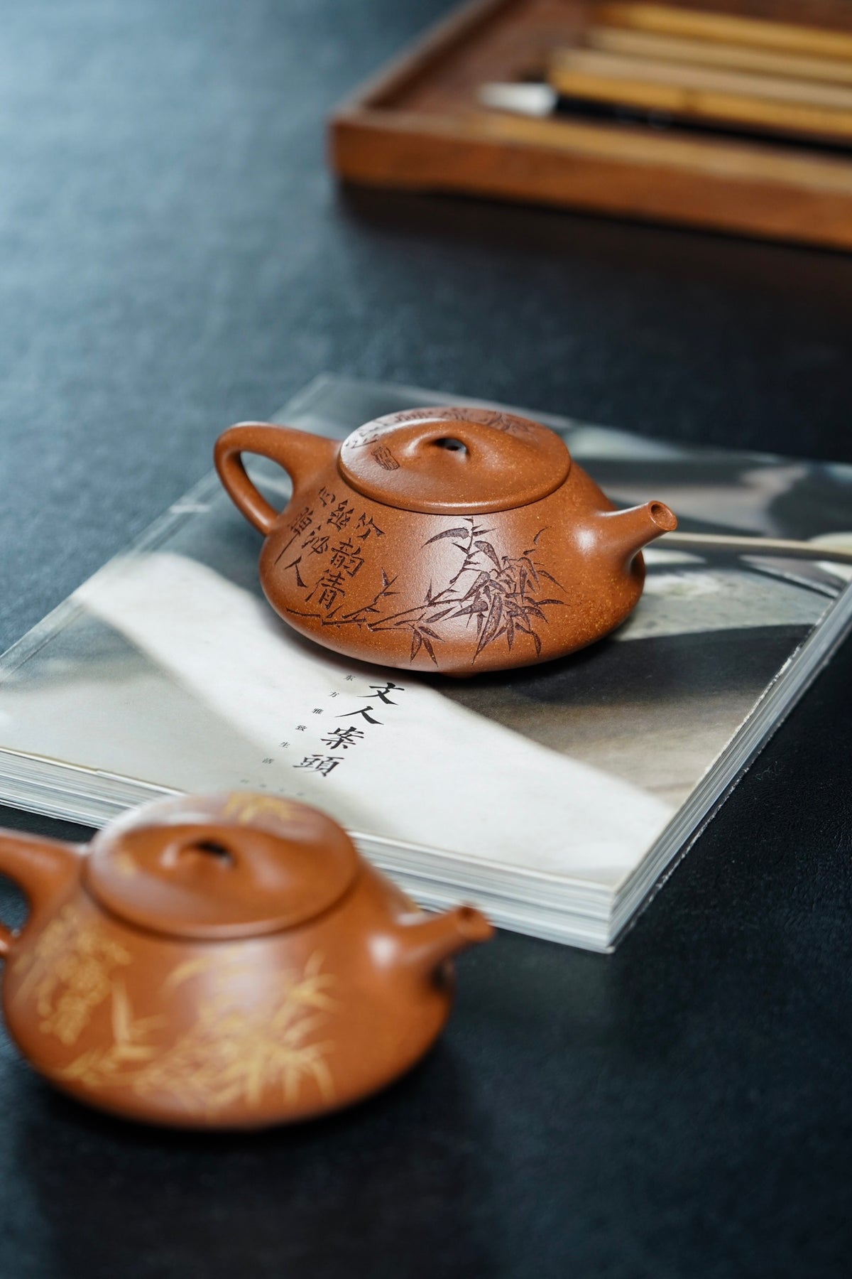Guang Ming Piao Engraved Jiang Po Ni Teapot – 255ml - view 3