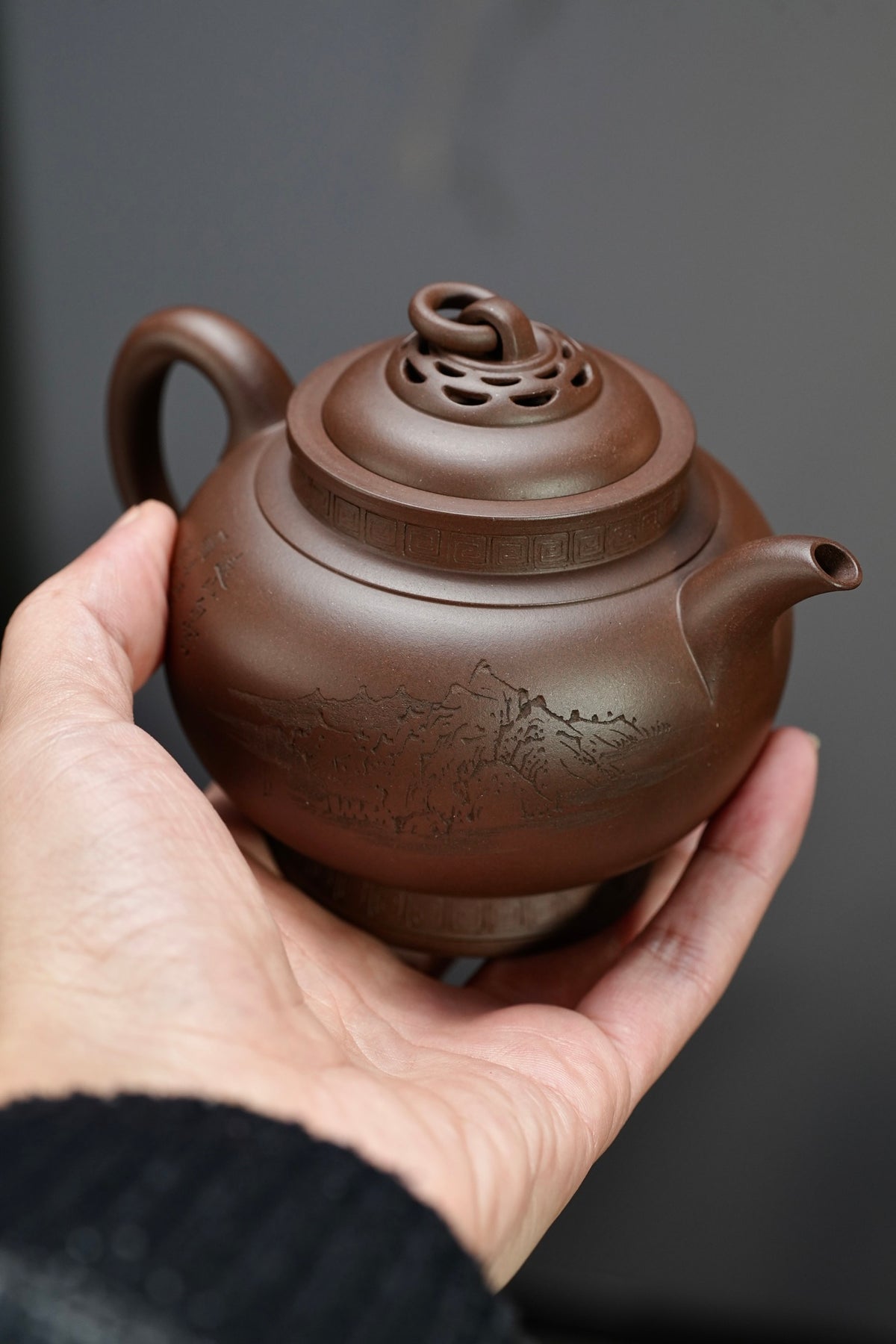 Gong Deng Di Cao Qing Teapot – 300ml - view 5