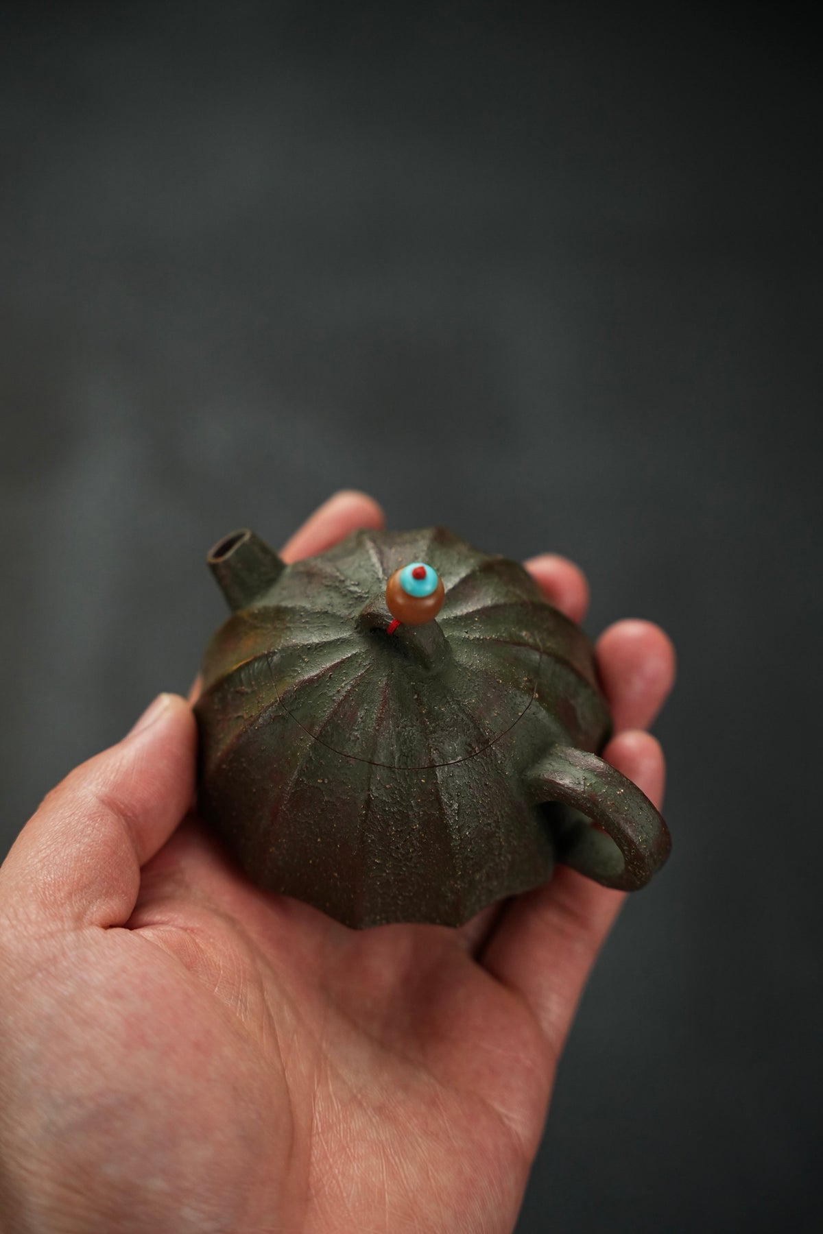 Mini Ribbed Qin Quan Zi Ni Teapot – 80ml - view 5