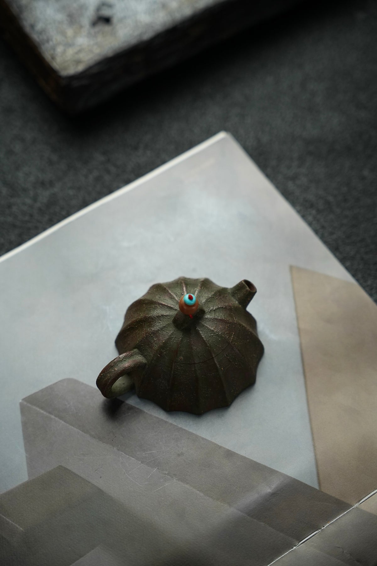 Mini Ribbed Qin Quan Zi Ni Teapot – 80ml - view 7