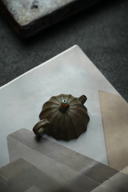 Mini Ribbed Qin Quan Zi Ni Teapot – 80ml - view 7