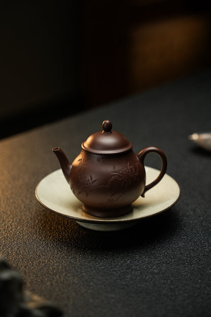 Qiu Shui Engraved Zi Ni Teapot – 180ml - view 6