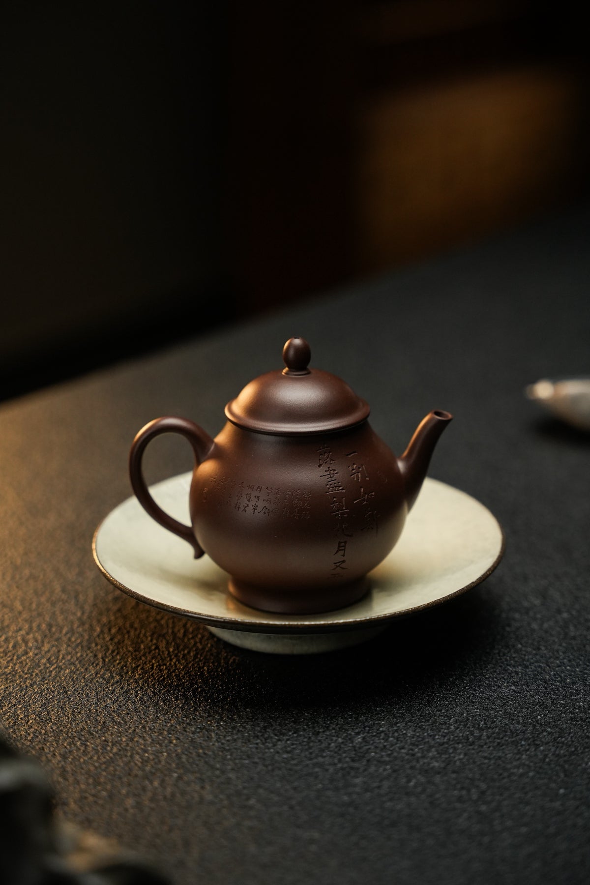 Qiu Shui Engraved Zi Ni Teapot – 180ml - view 3
