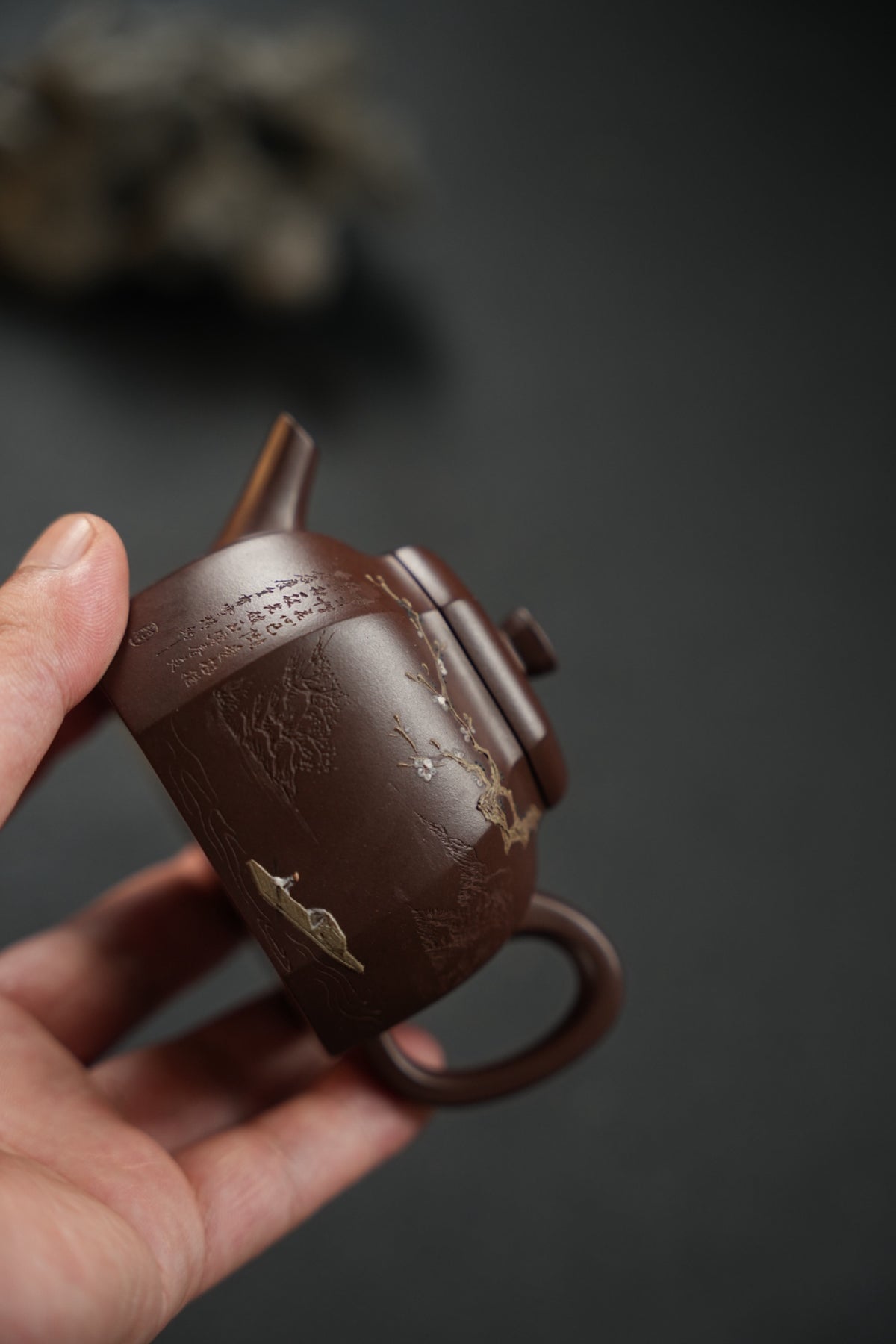 Ba Fang Yun Lu Landscape Zi Ni Teapot – 160ml - view 6