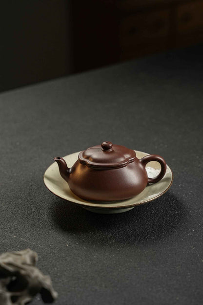 Hai Tang Ribbed Zi Ni Teapot – 130ml