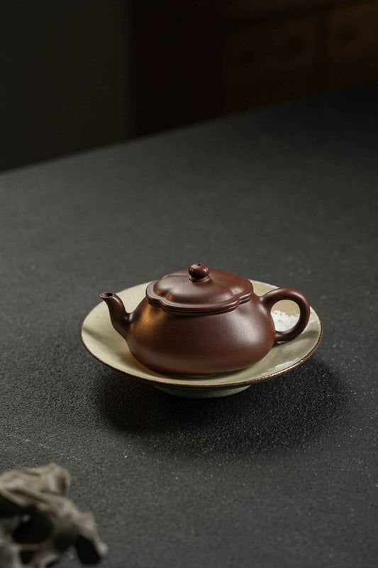 Hai Tang Ribbed Zi Ni Teapot – 130ml