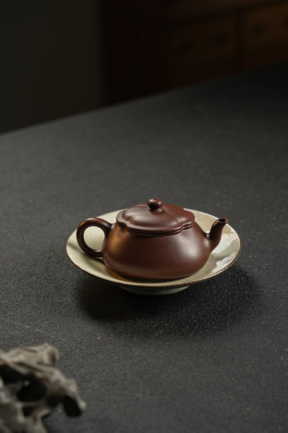 Hai Tang Ribbed Zi Ni Teapot – 130ml - view 6