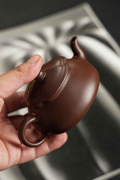 Hai Tang Ribbed Zi Ni Teapot – 130ml