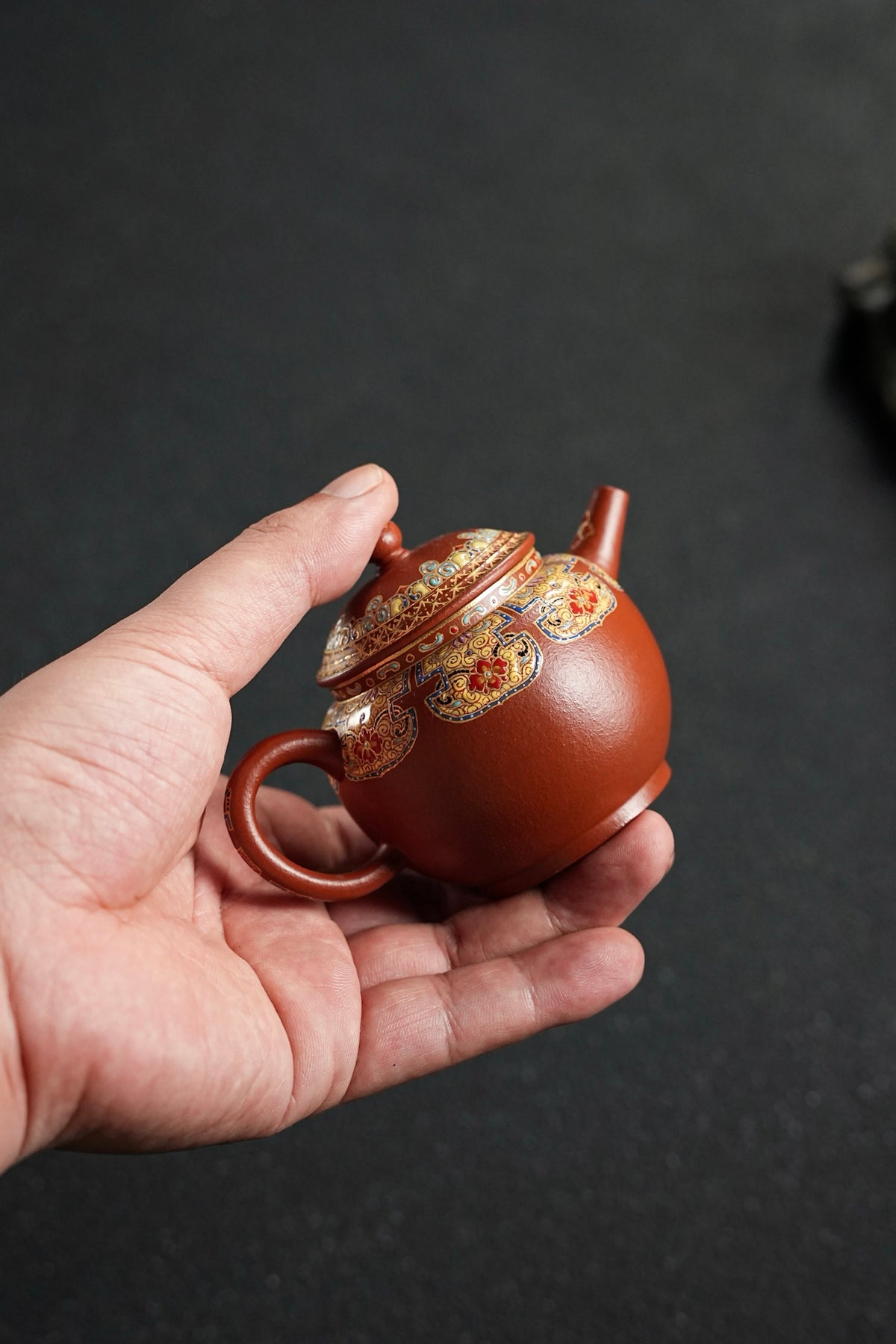Xiao Gong Deng Enamel Zhu Ni Teapot – 100ml - view 2