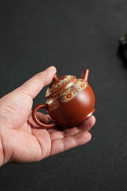Xiao Gong Deng Enamel Zhu Ni Teapot – 100ml