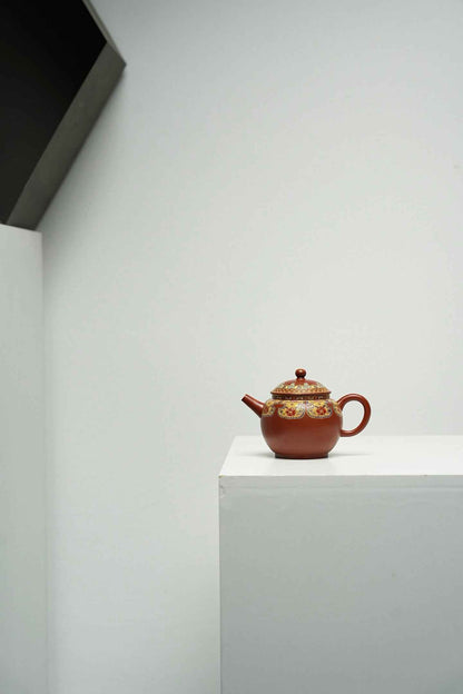 Xiao Gong Deng Enamel Zhu Ni Teapot – 100ml
