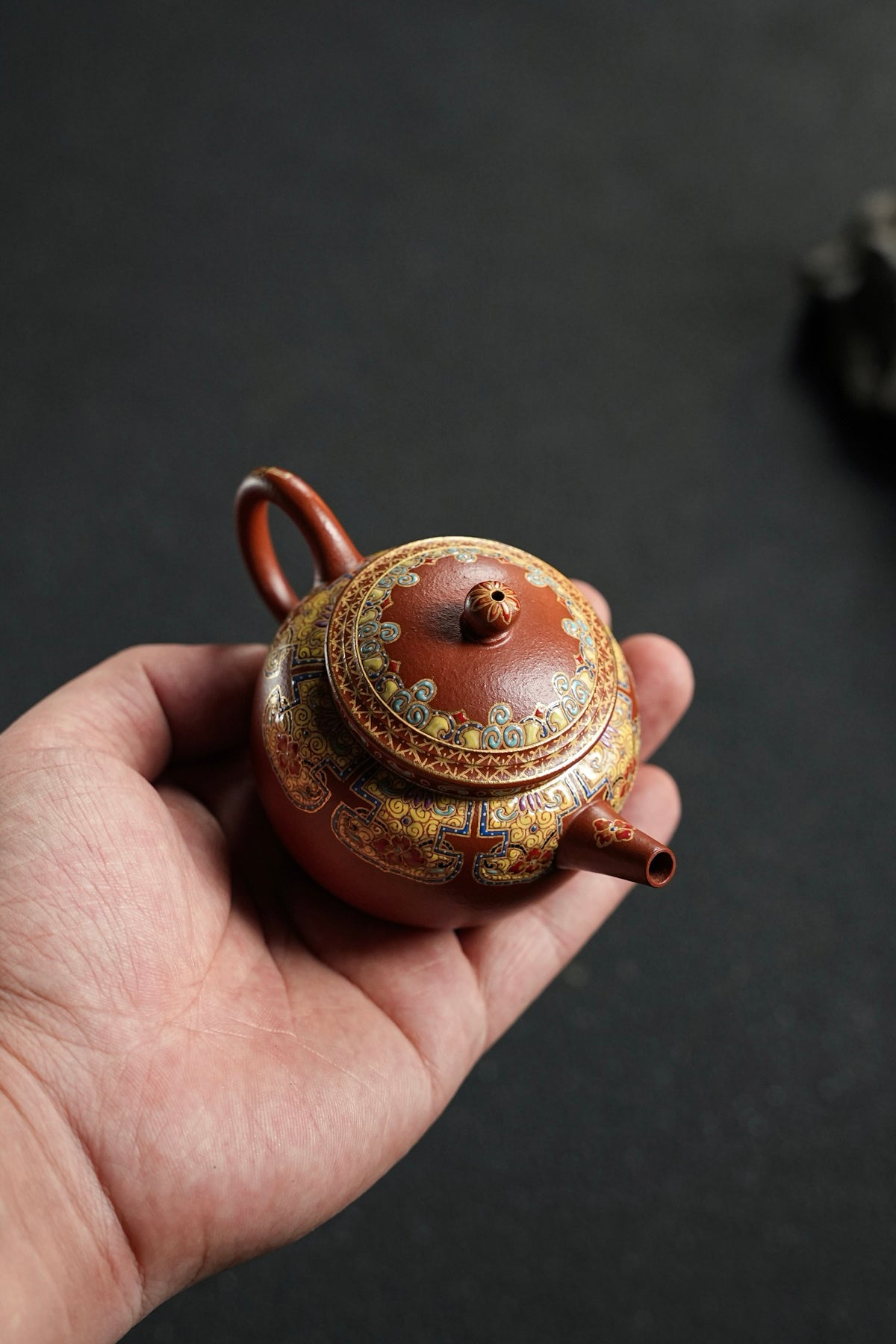 Xiao Gong Deng Enamel Zhu Ni Teapot – 100ml - view 5