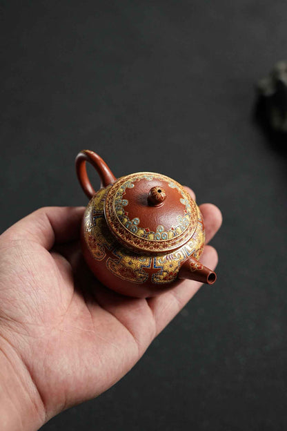 Xiao Gong Deng Enamel Zhu Ni Teapot – 100ml