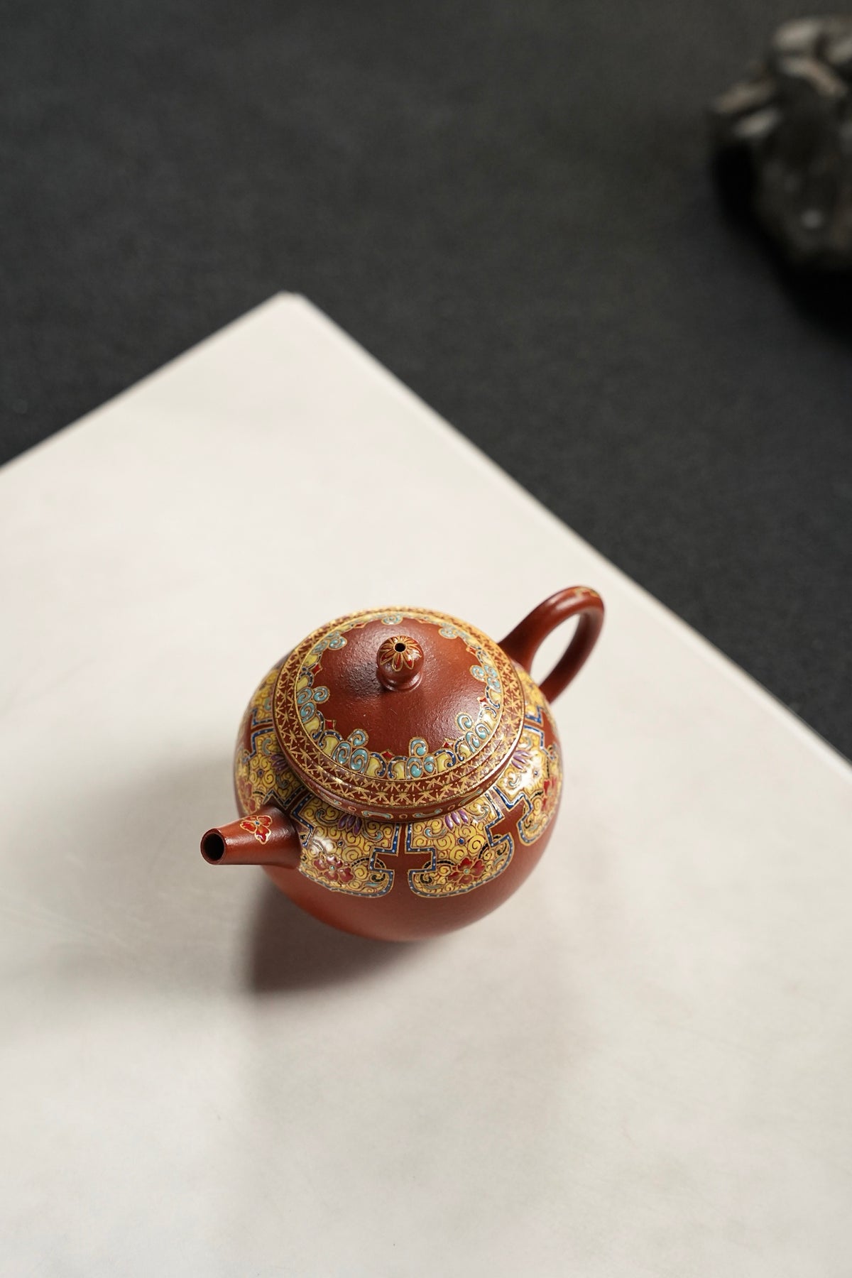 Xiao Gong Deng Enamel Zhu Ni Teapot – 100ml - view 7