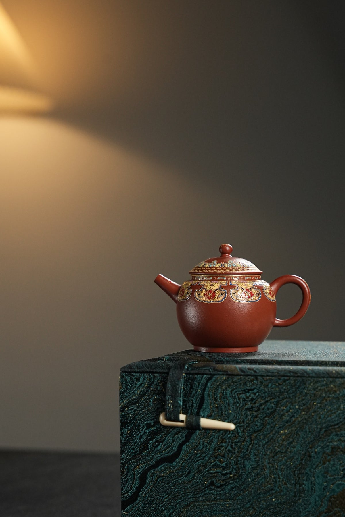 Xiao Gong Deng Enamel Zhu Ni Teapot – 100ml - view 9