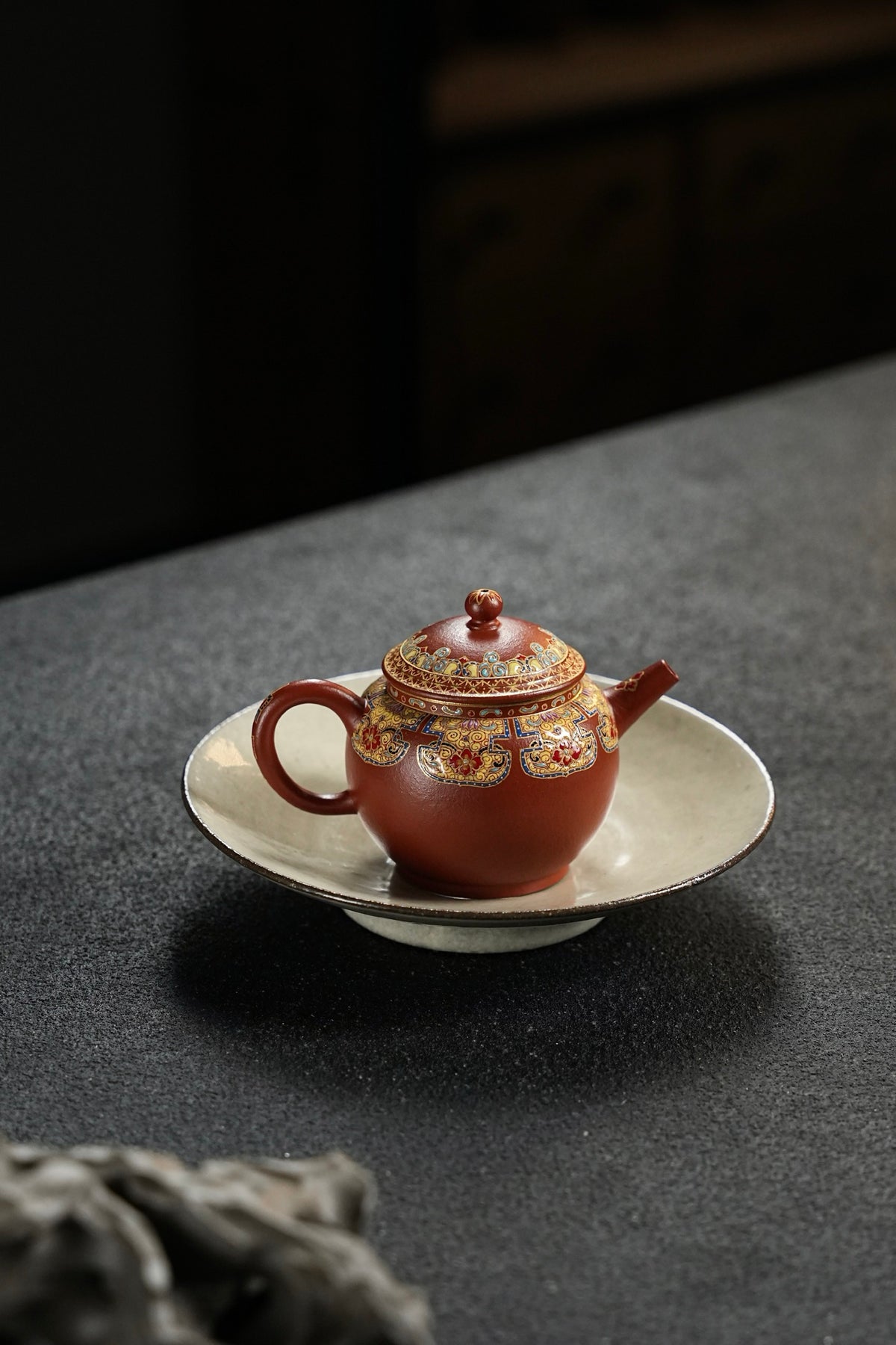 Xiao Gong Deng Enamel Zhu Ni Teapot – 100ml - view 8
