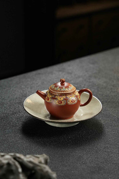 Xiao Gong Deng Enamel Zhu Ni Teapot – 100ml