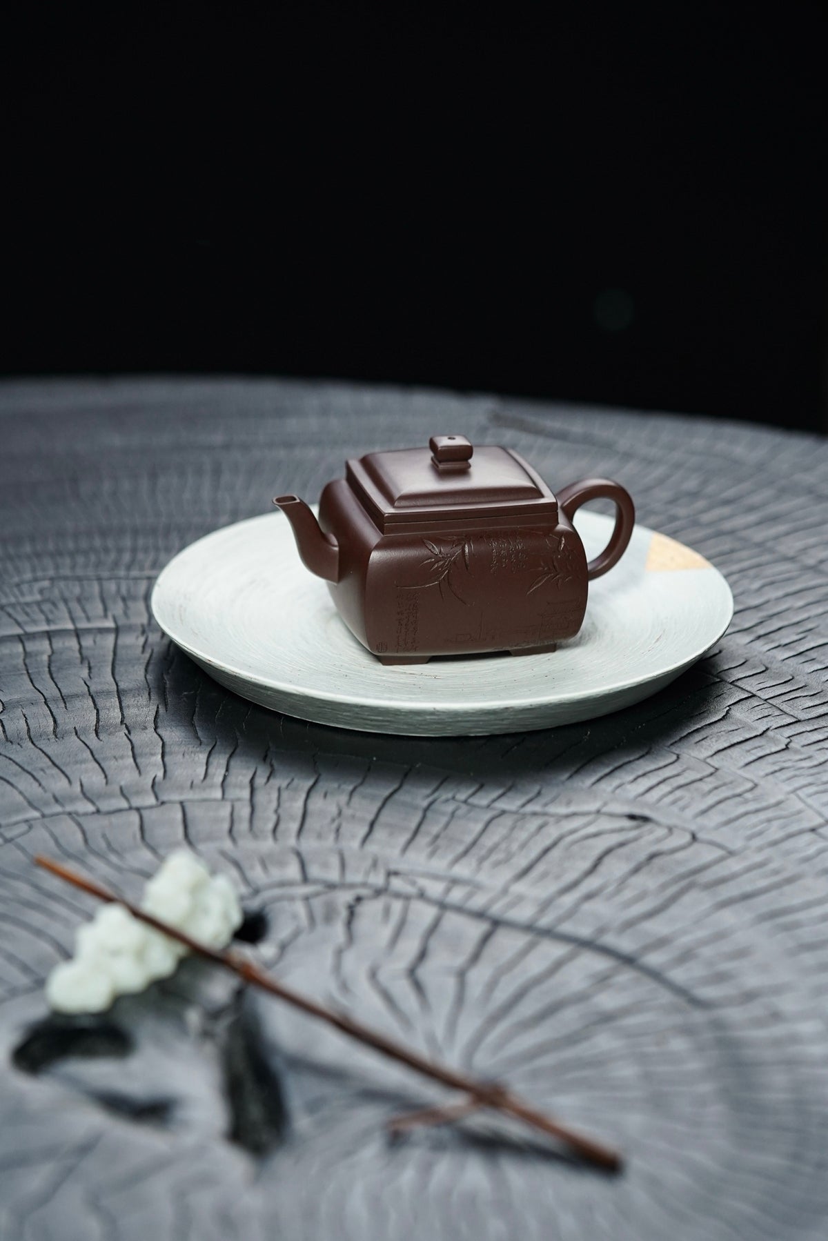 Wen Ting Si Fang Bamboo Zi Ni Teapot – 160ml - view 9